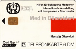 GERMANY - Messe Düsseldorf 1 - Reha , K 1231-09/93 , 3000 Tirage ,used - K-Series: Kundenserie