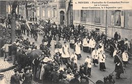 58-NEVERS- FUNERAILLES DU COMMANDANT PROVOST TUE A L'ENNEMI, DEVANT CASABLANCA 1907 - Nevers