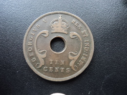 AFRIQUE DE L'EST (ANGLAIS) : 10 CENTS  1924  KM 19   TTB - Britse Kolonie