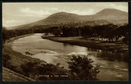RB 1201 - Early Postcard - Melrose & The River Tweed Roxburghshire Scotland Borders - Roxburghshire