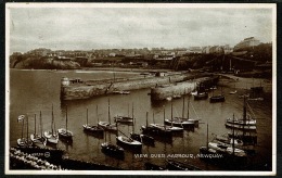 RB 1201 - Early Postcard - View Over Harbour - Newquay Cornwall - Newquay