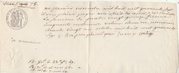 Billet à Ordre Manuscrit 1/11/1847 BRIOUDE Haute Loire - Coustuge, Rochette - Cachet Fiscal - 1800 – 1899
