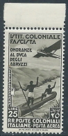 1934 EMISSIONI GENERALI POSTA AEREA DUCA DEGLI ABRUZZI MNH ** - I36 - Emissioni Generali