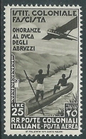 1934 EMISSIONI GENERALI POSTA AEREA DUCA DEGLI ABRUZZI MNH ** - I37-3 - Emissioni Generali