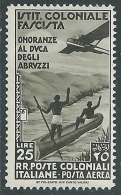 1934 EMISSIONI GENERALI POSTA AEREA DUCA DEGLI ABRUZZI MNH ** - I37-7 - Emissioni Generali