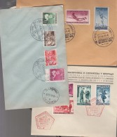 Yugoslavia Kingdom Three FDC First Day Cancel Covers, Years 1938 And 1940 - Covers & Documents