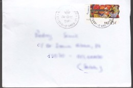 Spain Modern Stamps Travelled Cover To Serbia - Storia Postale