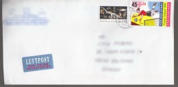 Germany Modern Stamps Travelled Cover To Serbia - Brieven En Documenten