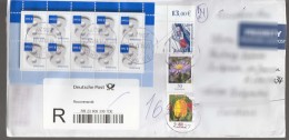 Germany Modern Stamps Travelled Cover To Serbia - Brieven En Documenten