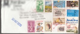 USA Modern Stamps Travelled Cover To Serbia - Brieven En Documenten