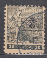 Serbia Kingdom 1911 Mi#113 Used - Serbia