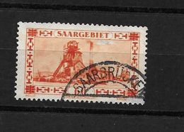 LOTE 2149  ///  SARRE   YVERT Nº: 140 CON FECHADOR DE SAARBRUSKE - Gebruikt