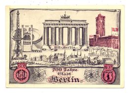 1000 BERLIN - SCHÖNEBERG, Rathaus Mit NS-Beflaggung, 700 Jahre Berlin, 1937, Sonderstempel Fahrbares Postamt - Schöneberg