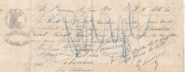 Billet à Ordre Manuscrit 12/6/1879 LILLE ST MAURICE Nord - Peuvion Duthoit Thomassin -  Delaage Libourne - Cachet Fiscal - 1800 – 1899