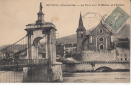 D74 - Seyssel - Le Pont Sur Le Rhône Et L' Eglise  : Achat Immédiat - Seyssel