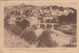 Ardéche : SAINT-MARTIN-de-VALAMAS :  Vue Générale, Prise De La Route Du Cheylard - Saint Martin De Valamas