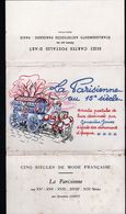 Genevieve James, Serie Complète De 16 Cartes, Cinq Siècles De Mode Francaise, La Parisienne Au 15e Siecle - Mode