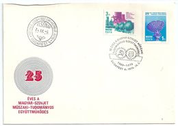 9165 Hungary FDC Science Energy Electricity Gas Telecommunication - Gas