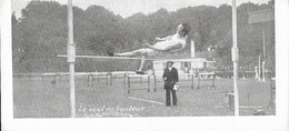 Série Sur Les Sports: Athlétisme, Le Saut En Hauteur - Mini Carte Non Circulée - Athlétisme