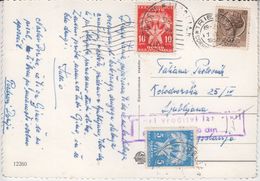 1404 AK-    TRIESTE  TRST   --LJUBLJANA    PORTO  15 DIN - Postage Due