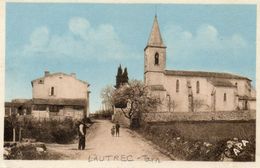 CPA - LAUTREC (81) - Aspect Du Quartier De L'Eglise St-Martin Dans Les Années 30 / 40 - Lautrec