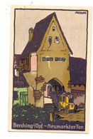8434 BERCHING, Neumarkter Tor, Postkutsche, Steindruck, 1915 - Neumarkt I. D. Oberpfalz
