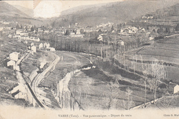 Vabre (Tarn) Vue Panoramique. Départ Du Train (état Voir Scan.) - Vabre