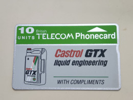 United Kingdom-(BTA012)-CASTROL GTX-(10units)(26)-(042B28911)-price Cataloge3.00£-mint Card+1card Prepiad Free - BT Emissioni Pubblicitarie