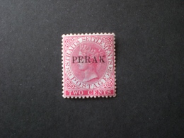 Malaysia STRAITS SETTLEMENTS 1880 -1883 Straits Settlements Postage Stamps Overprinted "PERAK" - Perak