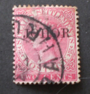 Malaysia STRAITS SETTLEMENTS 1884 -1887 Straits Settlements Postage Stamp Overprinted "JOHOR" - Johore