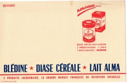 Buvard   BLEDINE -  DIASE CEREALE  -  LAIT ALMA - Produits Laitiers