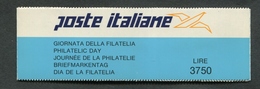 ITALIA 1992 - LIBRETTO GIORNATA DELLA FILATELIA - 05 VALORI STAMPATI SU CARTA AUTOADESIVA DA LIRE 750 CAD - MNH**- 507 - Libretti