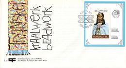 Transkei - 1987 Beadwork Foundation MS FDC # Mi Block 4 - Transkei