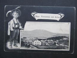 AK BAYRISCH EISENSTEIN Kr. Regel Collage 1907  ////  D*30568 - Regen