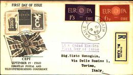 88676) Irlanda-fdc-europa Cept 1960- 19/9/1960-serie Completa - FDC