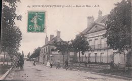 NEUILLE PONT PIERRE Route Du Mans (1915) - Neuillé-Pont-Pierre