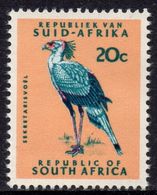 South Africa - 1970 20c Secretary Bird Swiss Paper (**) # SG 296 - Ongebruikt