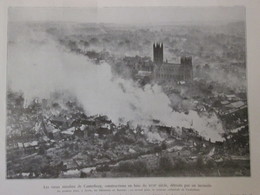 Les Vieux Moulins De Canterbury  Détruits Par Un Incendie , Fire On Mollen Mill  Mills - Canterbury