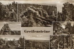 Germany - Postcard Circulated In 1983 - Greifensteine - Collage Of Images - 2/scan - Ehrenfriedersdorf