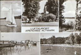 Germany - Postcard Circulated In 1980 - Arendsee,Altmark - Collage Of Images - 2/scan - Osterburg