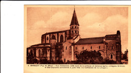 ENNEZAT EGLISE ST VICTOR Lot De 3 Cpa Sépia  Bon état Voir Scans - Ennezat