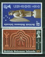 British Solomon Islands 1970 Christmas Unmounted Mint Set Of Stamps. - British Solomon Islands (...-1978)