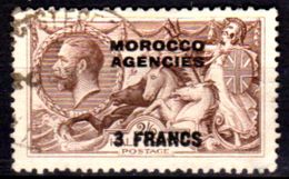 Marocco-(Uff.Brit.)-027 - Zona Franc.- Emissione Sovrastampata Del 1918: Y&T N.10 (o) - Senza Difetti Occulti. - Oficinas En  Marruecos / Tanger : (...-1958