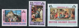 British Solomon Islands 1973 Christmas Unmounted Mint Set Of Stamps. - Islas Salomón (...-1978)