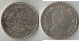 TUVALU 10 DOLLARS 1970  ARGENT - Tuvalu