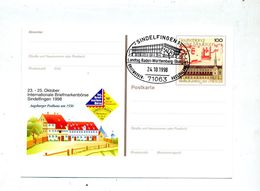 Carte Postale 100 Maulbronn Cachet Sindelfingen Expo Illustré Poste - Private Postcards - Used