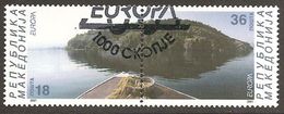 Macedonia Makedonia Makedonija Makedonien Makedonie Mazedonien 2001 Europa Cept Michel 228-29 Pair Paar Used Gestempelt - 2001