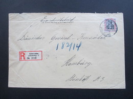 DR Nordschleswig 1914 Einschreiben Hadersleben (Schleswig) 2. No 208 An Das Dänische Gereral Konsulat In Hamburg - Lettres & Documents