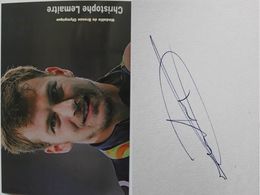 Athlétisme  - Christophe LEMAITRE  - Signé / Autographe / Hand Signed / Dédicace - Leichtathletik