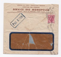 ENVELOPPE DE TUNIS DU 10/11/1951 - Covers & Documents